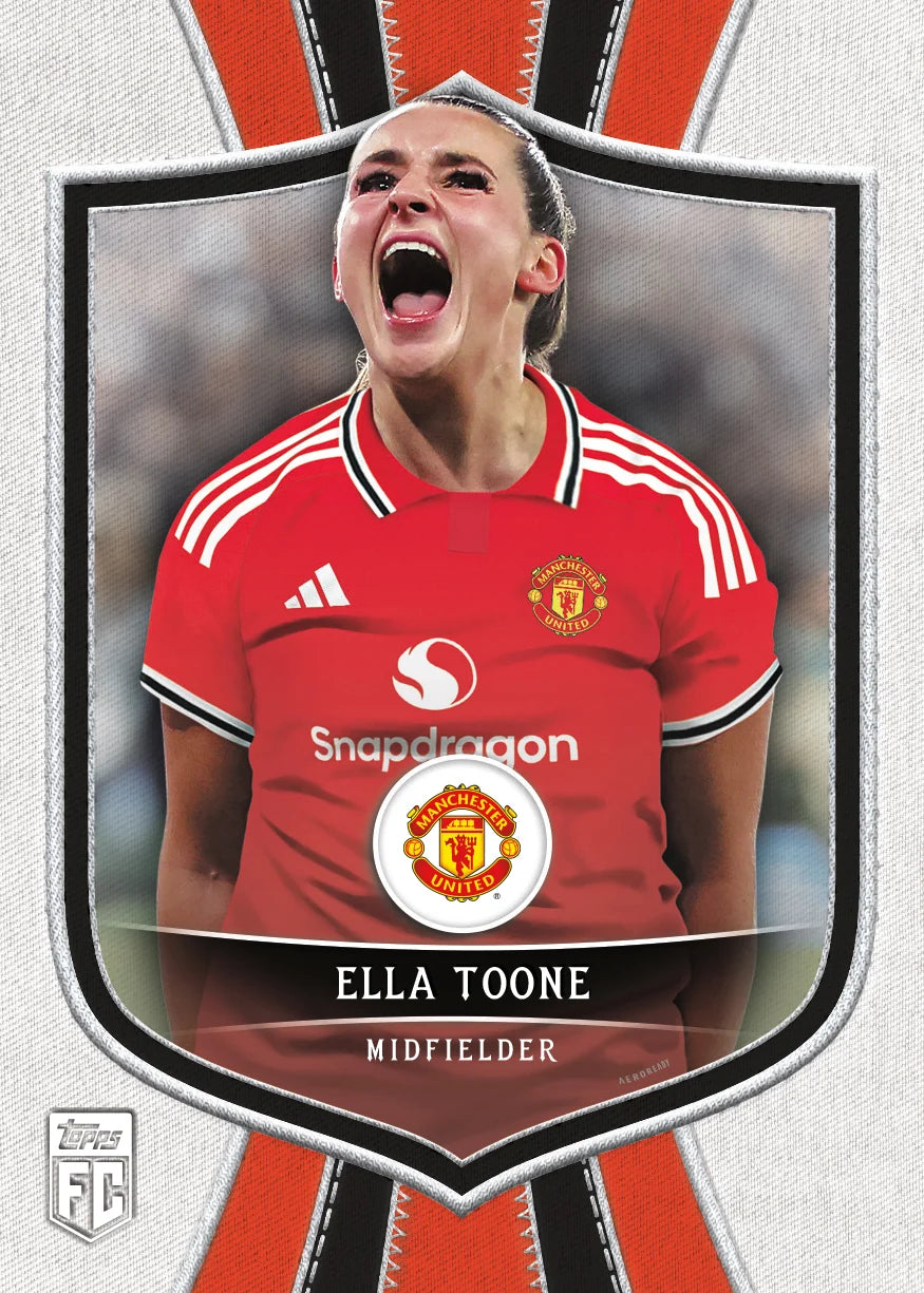 2026/27 Topps Collector Tin Manchester United (35 Cards per tin) 2 Sequentially numbered parallels per tin