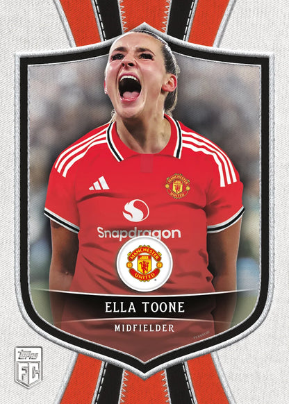 2026/27 Topps Collector Tin Manchester United (35 Cards per tin) 2 Sequentially numbered parallels per tin