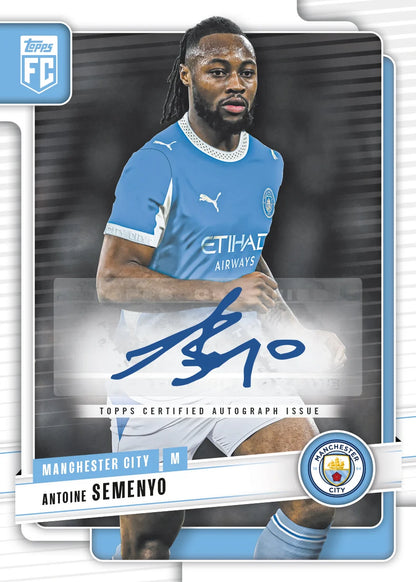 2026/27 Topps Collector Tin Manchester City (35 Cards per tin) 2 Sequentially numbered parallels per tin