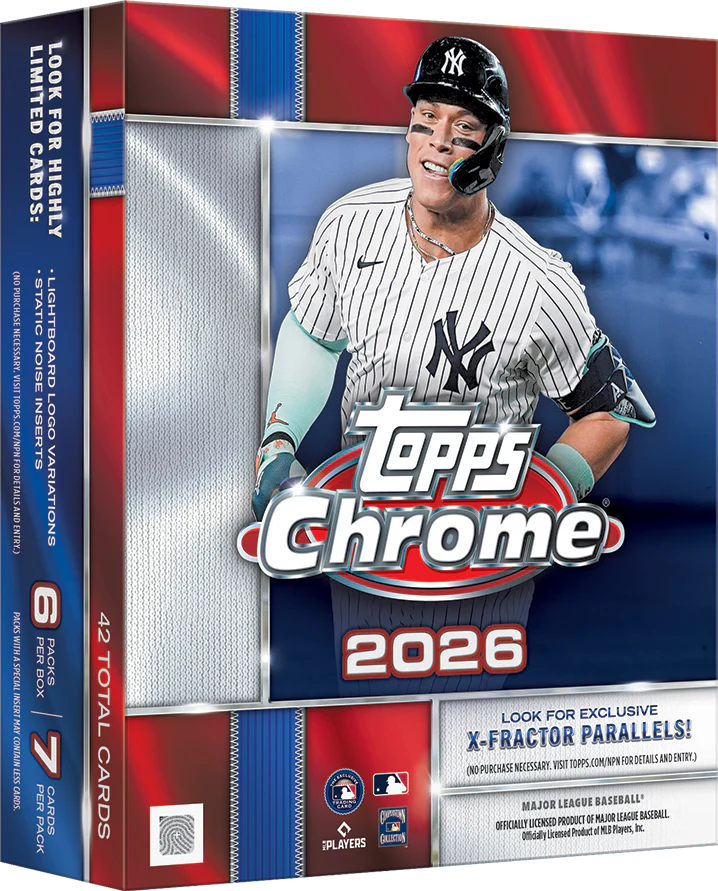 2026 Topps Chrome Baseball Mega Box