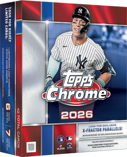 2026 Topps Chrome Baseball Mega Box