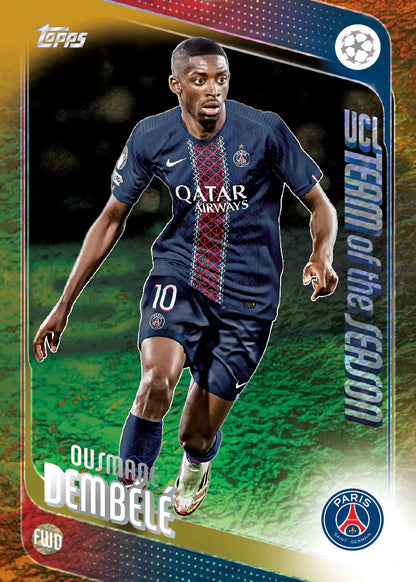 2025-26 Topps UEFA Club Competitions Value Box Ousmane Dembele