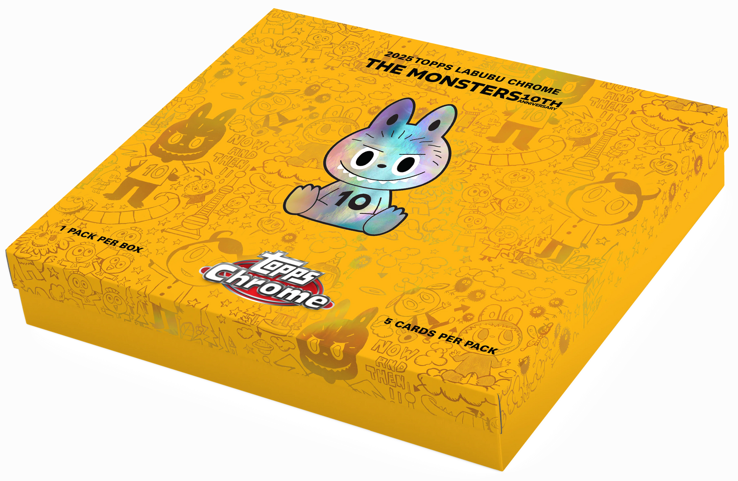 2025 Topps Labubu Chrome 10th Anniversary Hobby Box