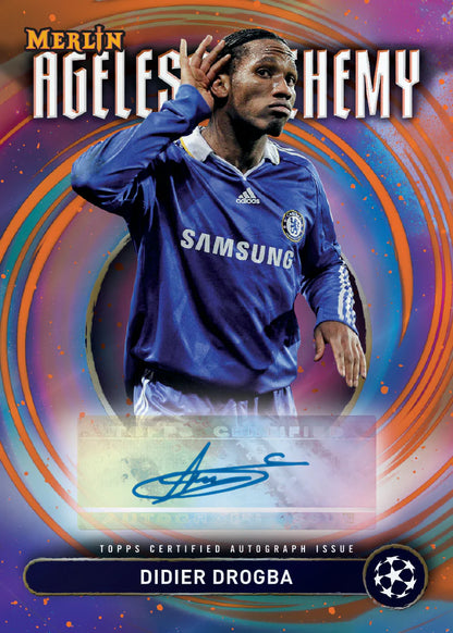 2024-25 Topps Merlin UCC - Didier Drogba Autograph