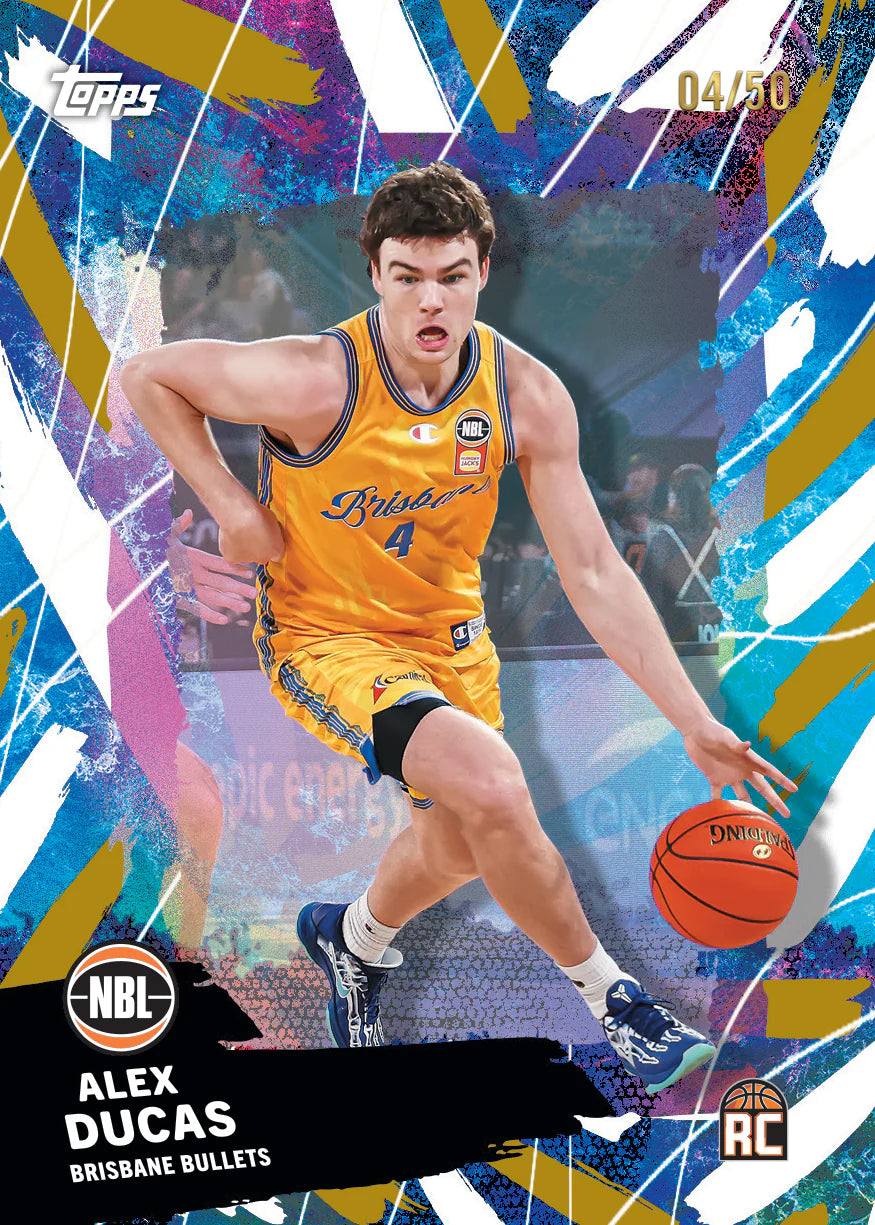 2025/26 Topps NBL Basketball Hobby Box Alex Ducas Brisbane Bullets Rc