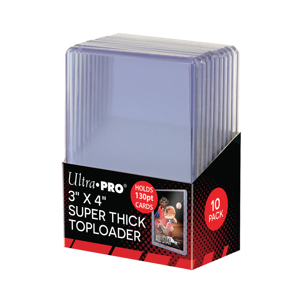 Ultra Pro 130pt Top Loaders (isi 10 / pack). Ketebalan max 3,302mm