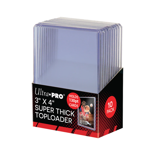 Ultra Pro 130pt Top Loaders (isi 10 / pack). Ketebalan max 3,302mm