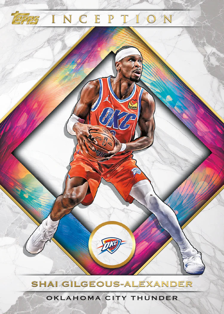 2025/26 Topps Inception Basketball Shai Gilgeous Okalhoma City Thunder Card