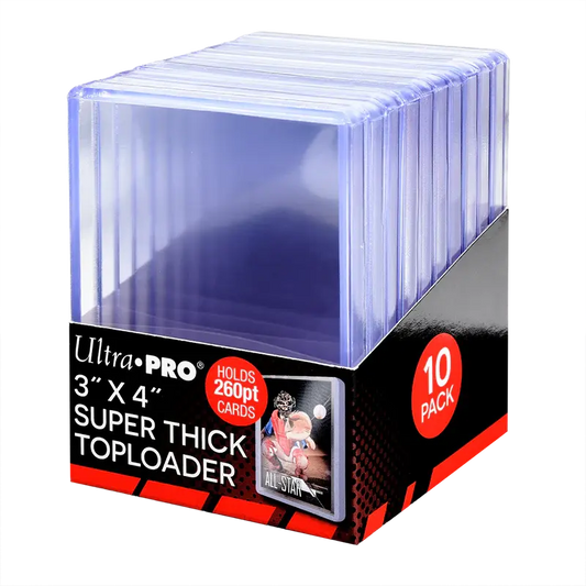 Ultra Pro 260pt Top Loaders (isi 10 / pack). Ketebalan max 6,604mm Nimitz Cards