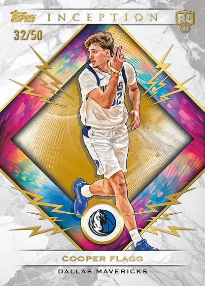 2025/26 Topps Inception Basketball Cooper Flagg Dallas Mavericks Limit 50 Card