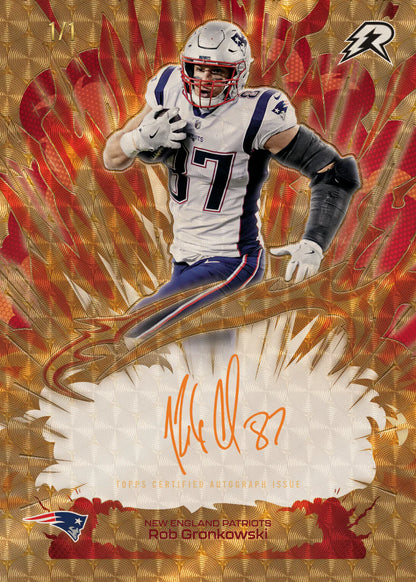 2025 Topps Resurgence Football New England Patriots Rob Fronkowski