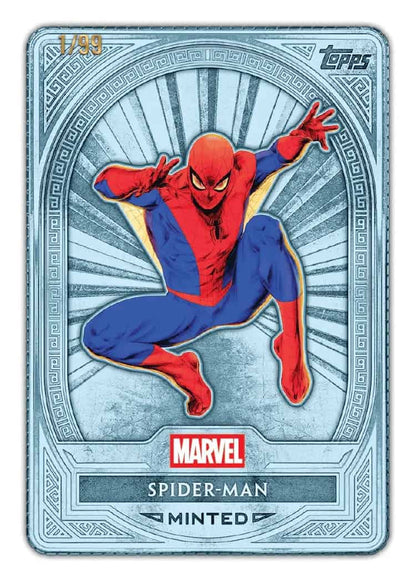 2025 Topps Mint Marvel - Hobby Box Spider-Man Minted Card
