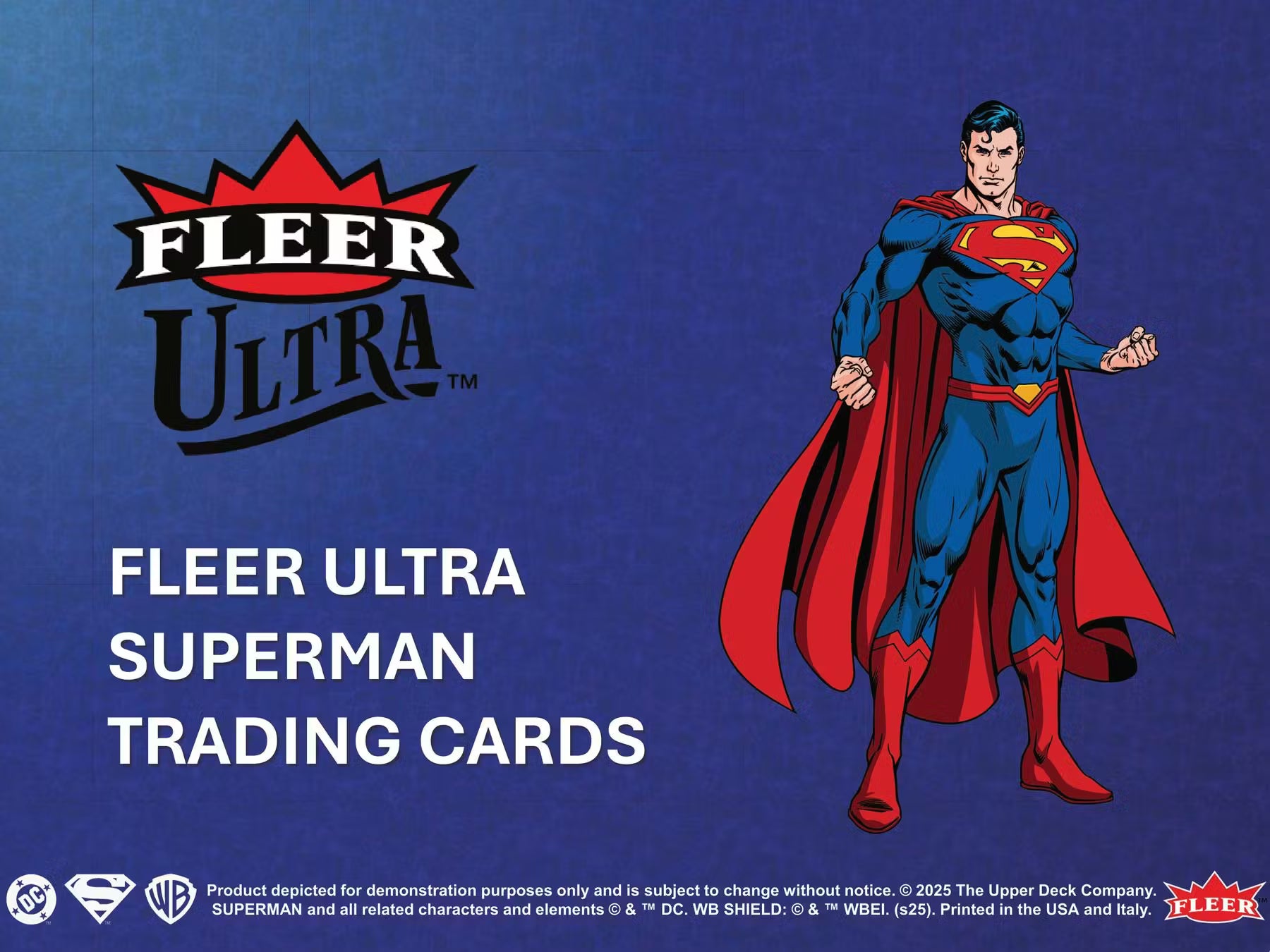 2025 Upper Deck Fleer Ultra Superman Hobby Box Banner