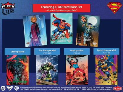 2025 Upper Deck Fleer Ultra Superman Hobby Box Baset Set