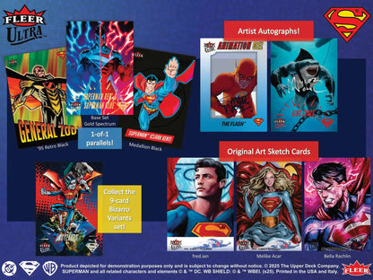 2025 Upper Deck Fleer Ultra Superman Hobby Box Autograph Cards