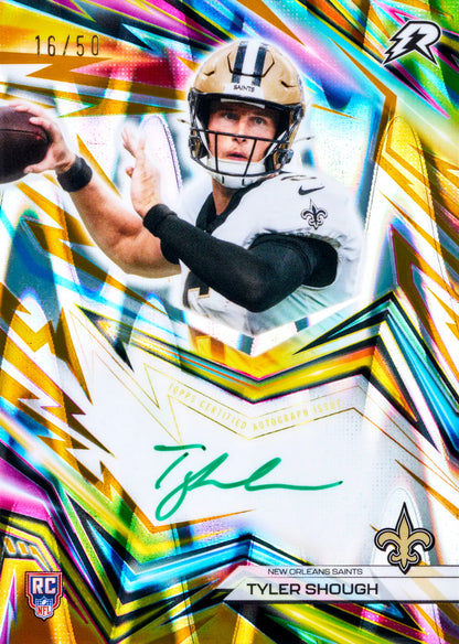 2025 Topps Resurgence Football New Orleans Saints Tyler Shough Autograph
