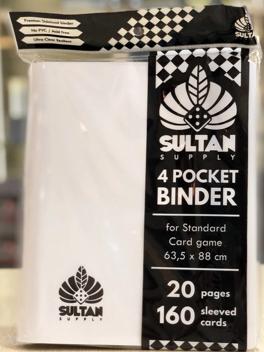 Sultan 4-Pocket Binder White