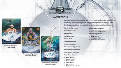2025/26 Topps Three Basketball Hobby Box Autographs Cards