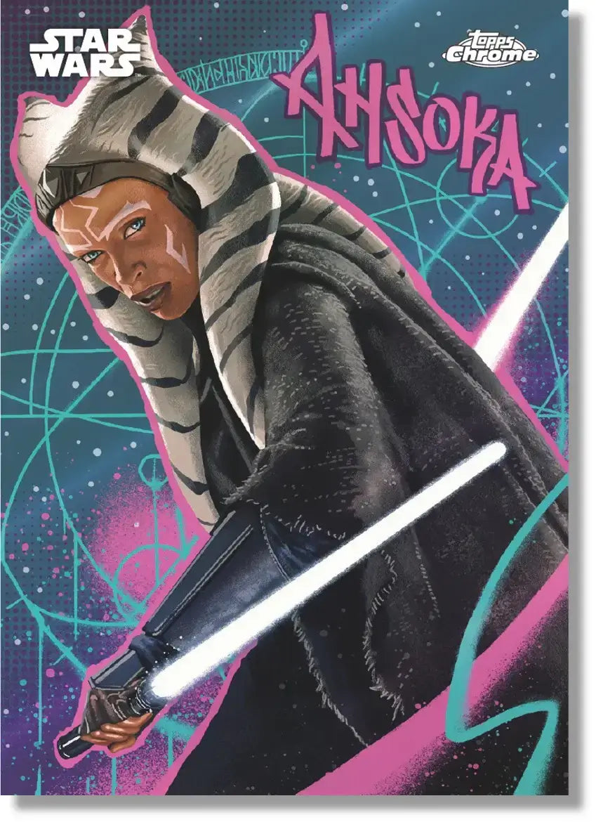 2025 Topps Chrome Star Wars - Hobby Box Ahsoka Card