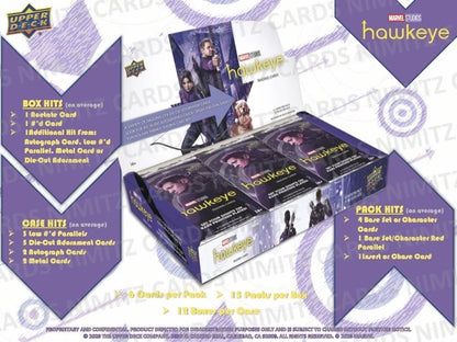 2023 Upper Deck Marvel Studios Hawkeye Hobby Box