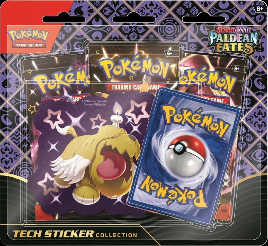 Pokemon SV4.5 Paldean Fates Tech Sticker Collection