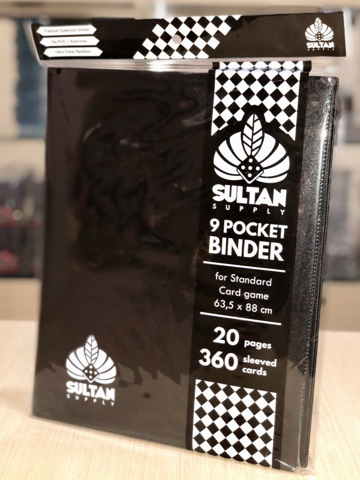 Sultan 9-Pocket Binder Black (Album isi 20 lembar / 360 kartu)