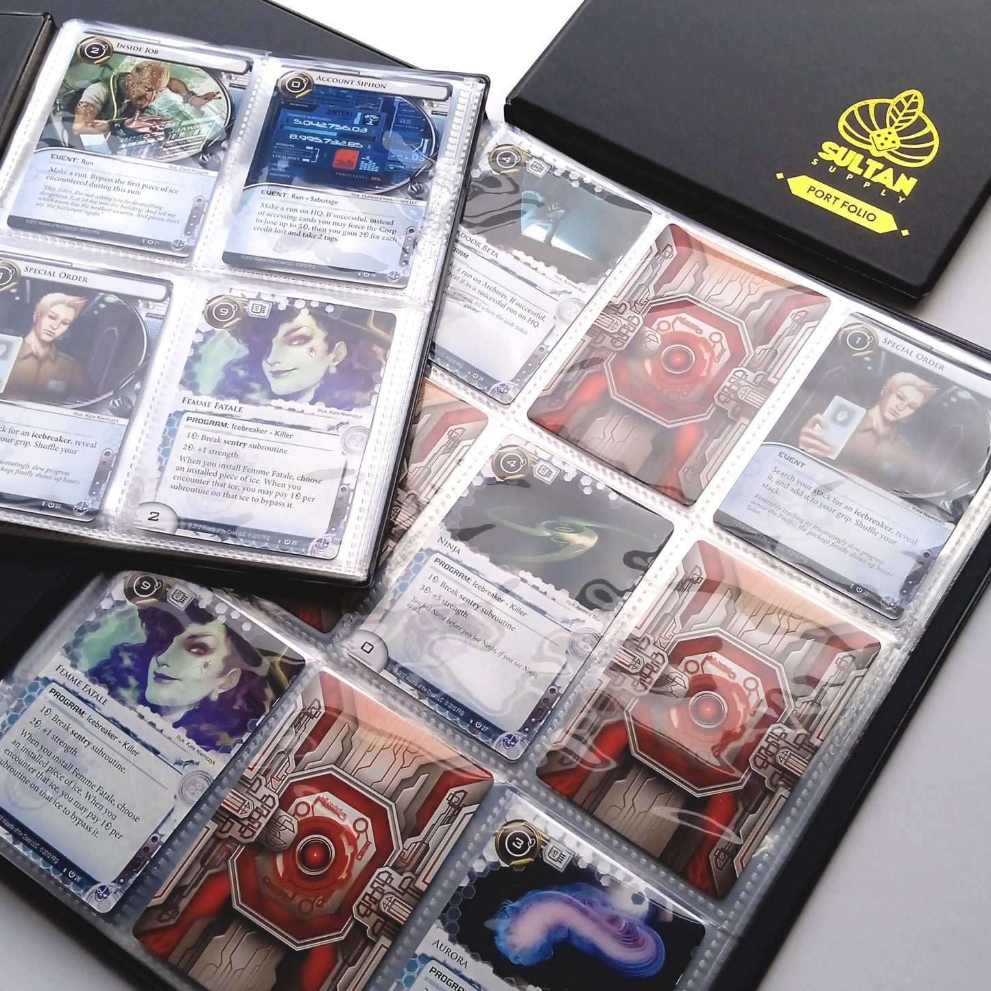 Sultan 9-Pocket Portfolio Black (Album isi 10 lembar / 180 kartu)