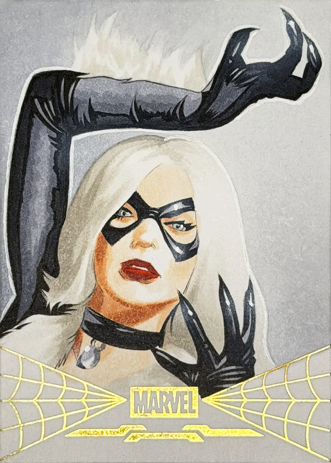 2026 Topps Marvel Mint Sketch Card Black Cat