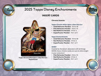 2025 Topps Disney Wonder Hobby Box Die Cut Card