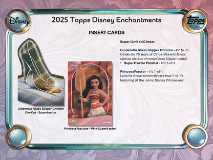 2025 Topps Disney Wonder Hobby Box Superfractor Card