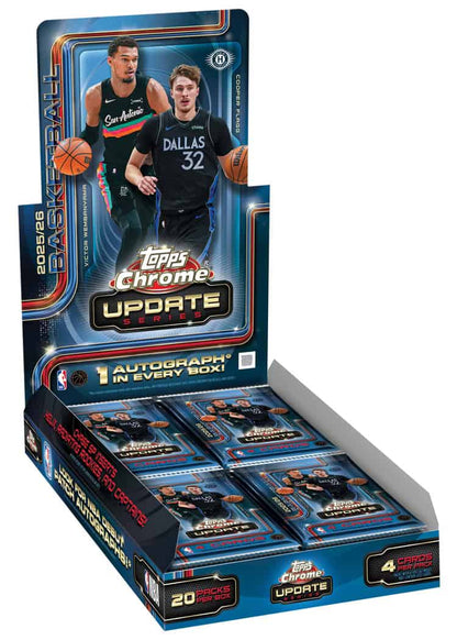 2025/26 Topps Chrome Update Series Basketball Hobby Box