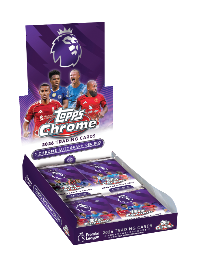2026 Topps Chrome Premier League Hobby Box