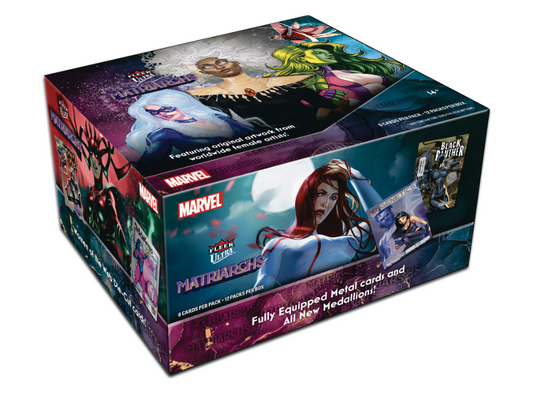 2024 Upper Deck Fleer Ultra Matriarchs of Marvel Hobby Box (12 pack per box, 6 kartu per pack)