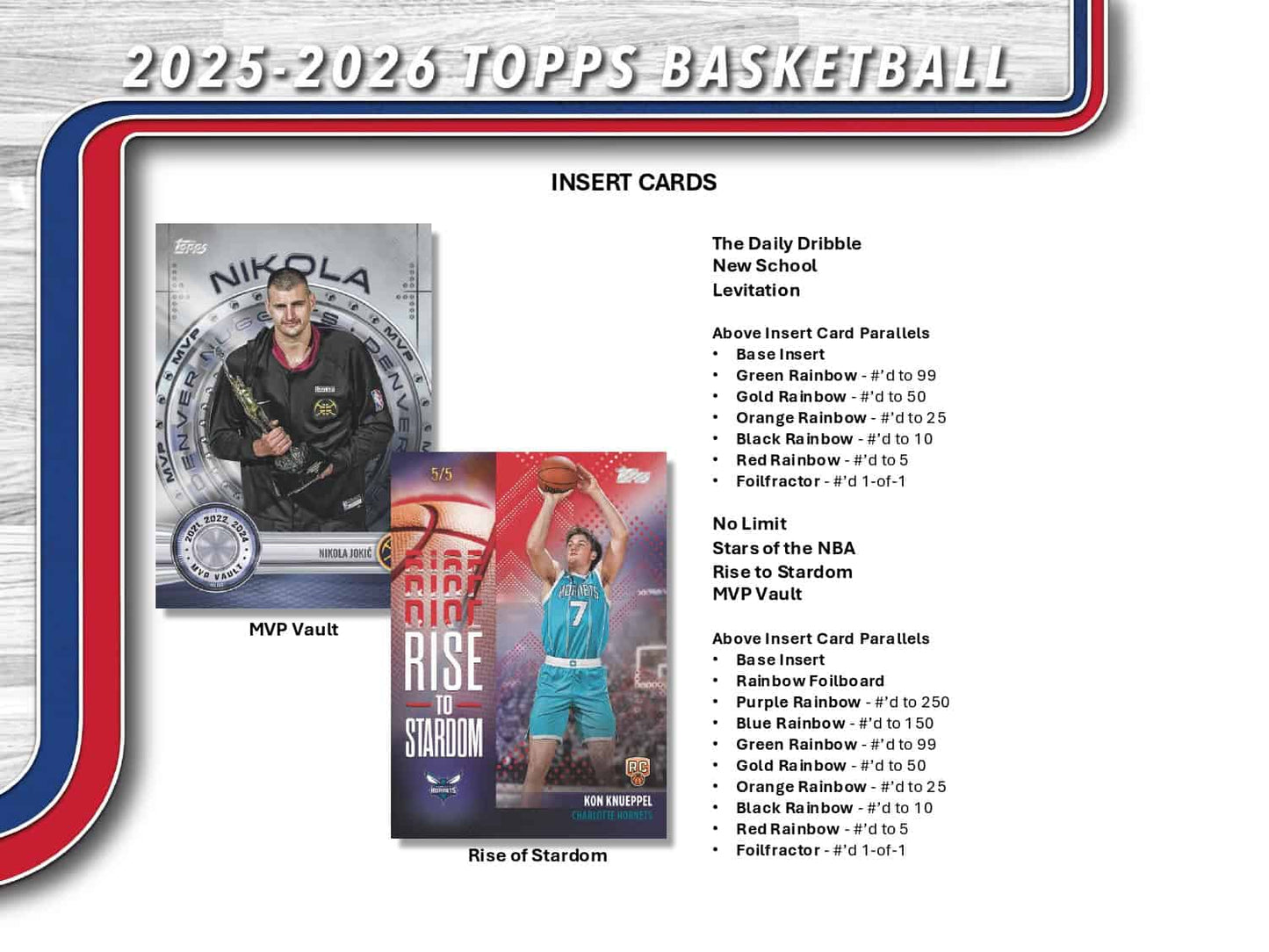2025/26 Topps Hobby Jumbo Box Rise Of Stardom