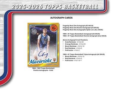 2025/26 Topps Basketball Value Box Exclusive Card