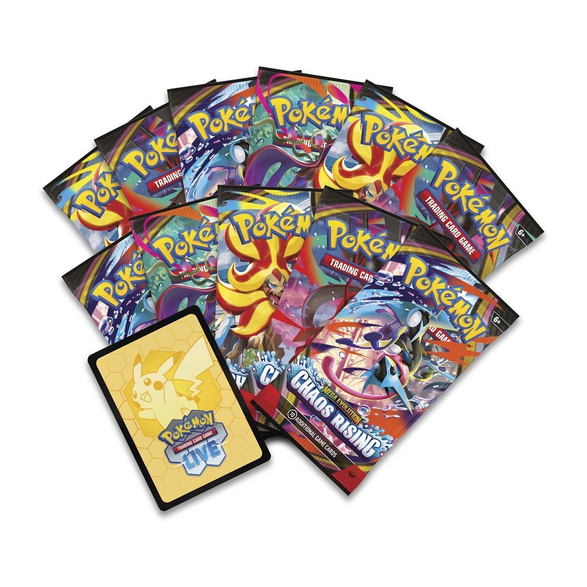 Pokémon TCG Mega Evolution Chaos Rising Booster Pack