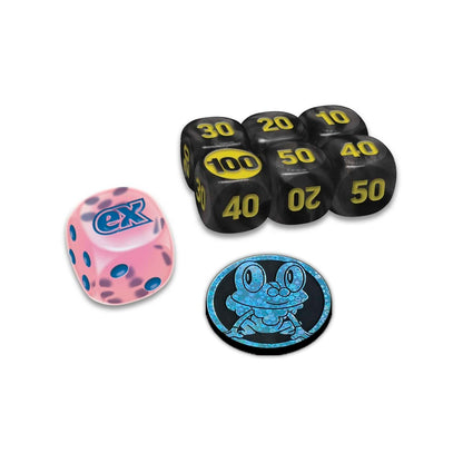 Pokémon TCG Mega Evolution Chaos Rising Elite Trainer Box Dice Coin Froakie