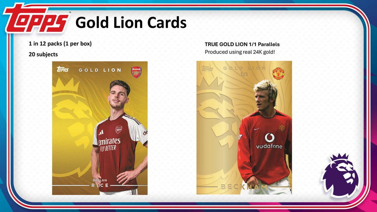 2026/27 Topps Premier League Soccer Gold Lion Cards