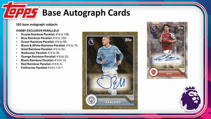 2026/27 Topps Premier League Soccer Base Autographs Cards