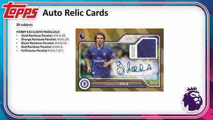 2026/27 Topps Premier League Soccer Auto Relic Cards