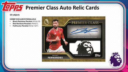 2026/27 Topps Premier League Soccer Premier Class Auto Relic Cards