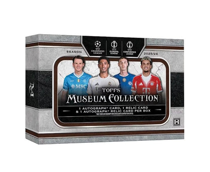 2025/26 Topps UEFA Club Competitions Museum Collection Soccer Hobby Box