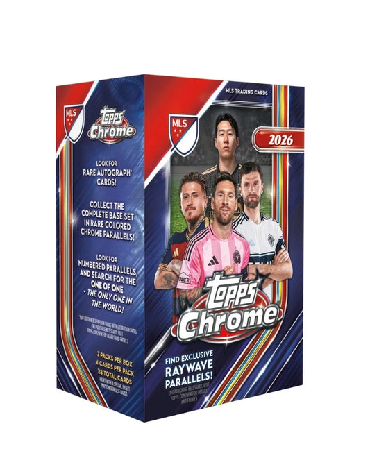 2026 Topps Chrome MLS Soccer Value Box