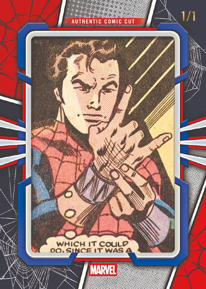 2026 Topps Marvel Mint Authentic Comic Cut Spider-Man