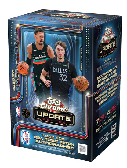 2025/26 Topps Chrome Update Series Basketball Value Box