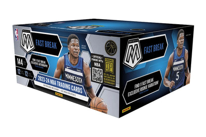 2023/24 Panini Mosaic Fast Break Basketball Box (12 pack per box, 12 kartu per pack) - 1 autograph per box