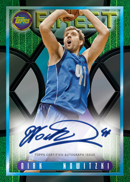 2023/24 Topps Finest Basketball Hobby Box (6 pack per box, 10 kartu per pack) - 2 autograph per box