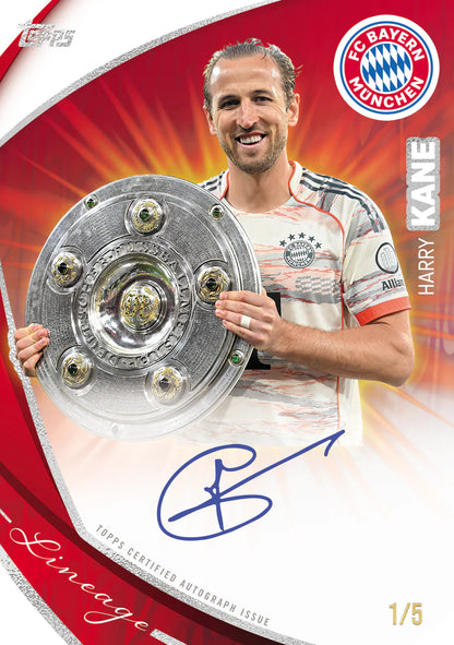 2025/26 Topps Lineage FC Bayern München Autograph Harry Kane