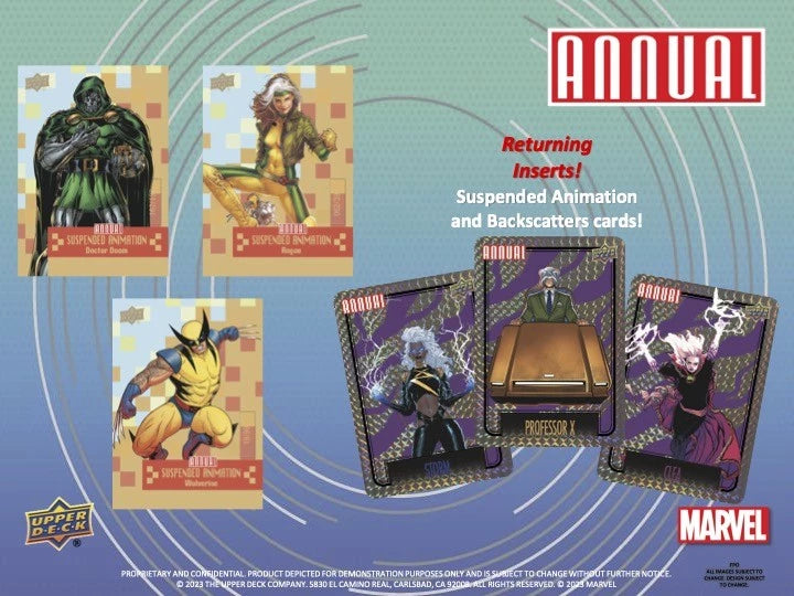 2022/23 Upper Deck Marvel Annual Hobby Box (5 kartu per pack, 16 pack per box)