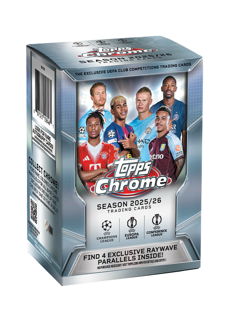2025/26 Topps Chrome UEFA Club Competitions Value Box